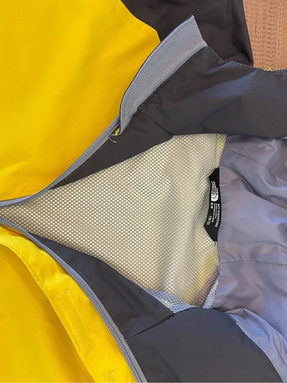 The North Face bright yellow